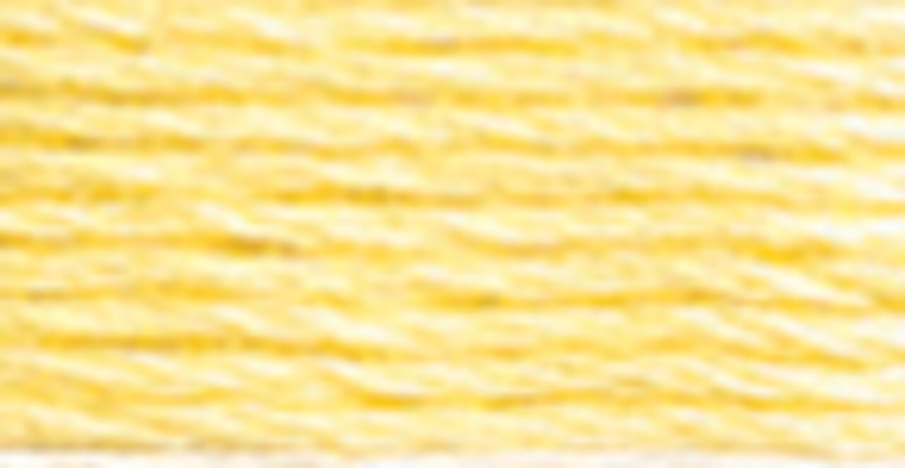 Dmc Pearl Cotton Skein Size 3 16.4Yd-Very Light Golden Yellow